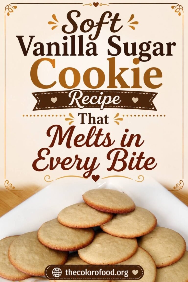 Soft Vanilla Sugar Cookie Recipe