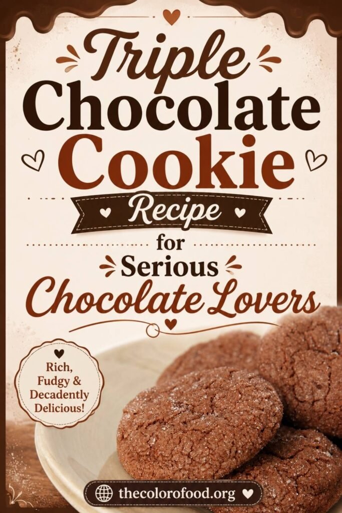 Triple Chocolate Cookie Recipe