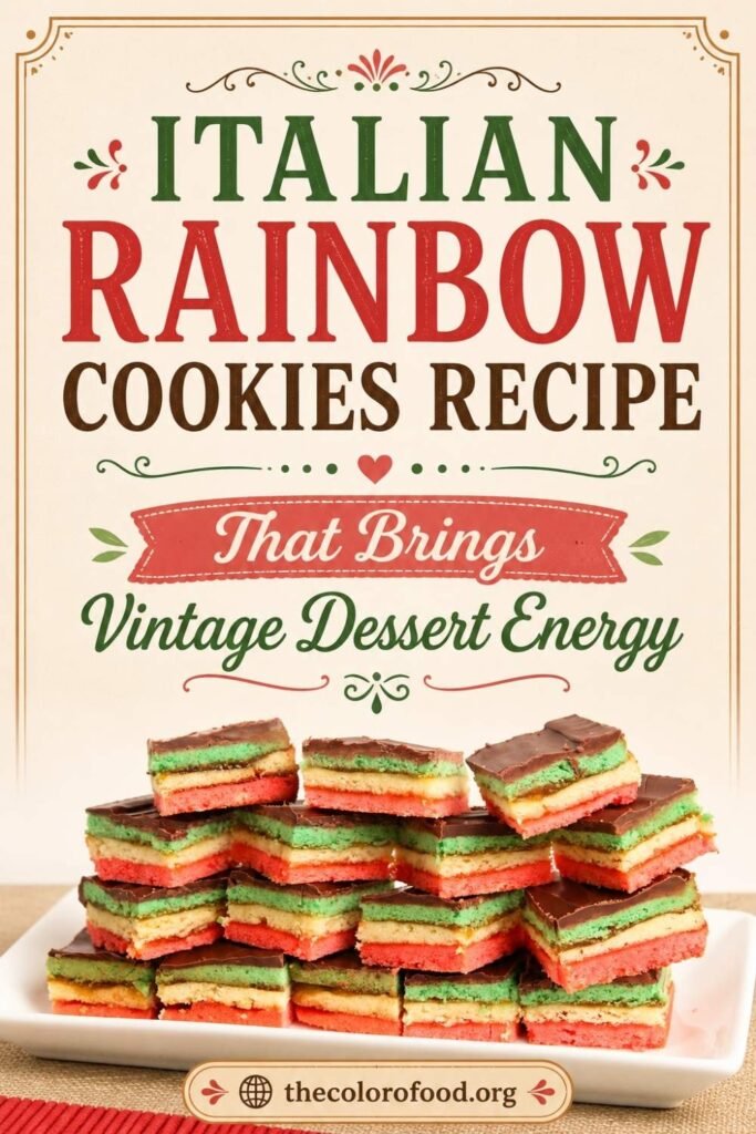 Italian Rainbow Cookies Recipe
