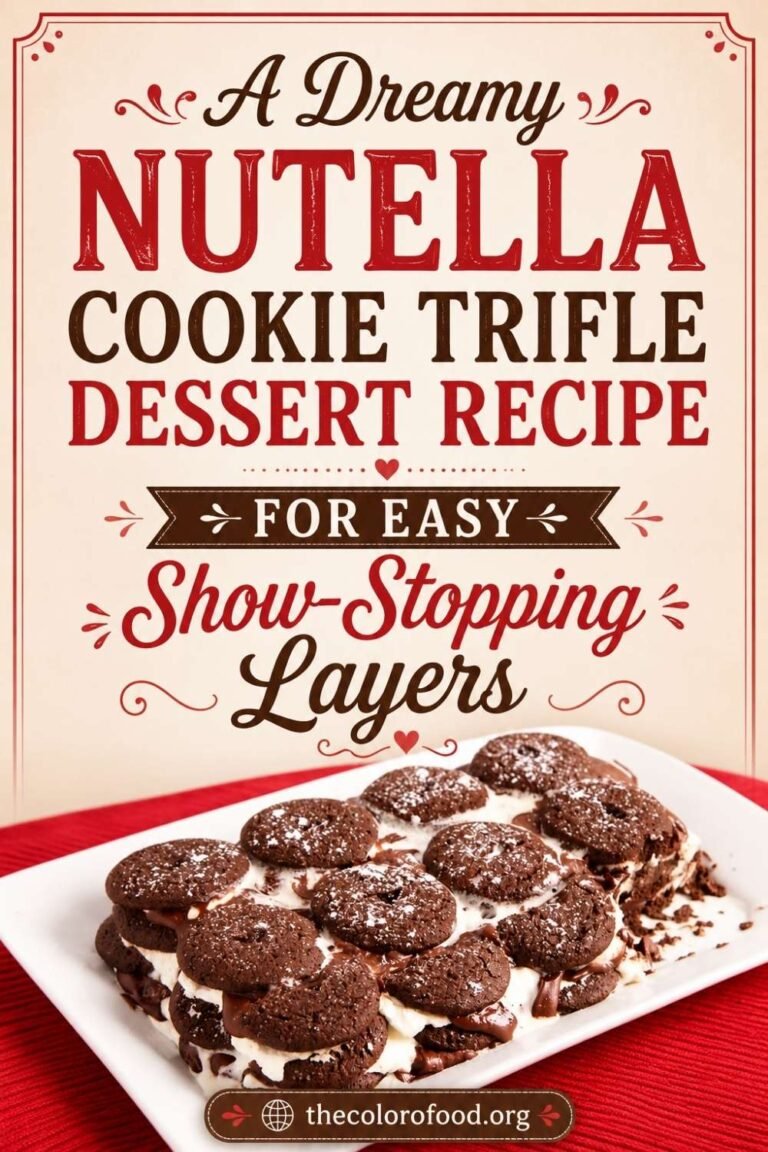 Nutella Cookie Trifle Dessert Recipe