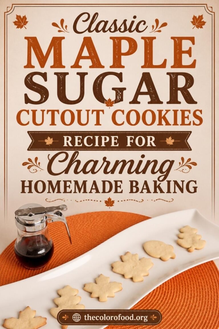 Maple Sugar Cutout Cookies Recipe