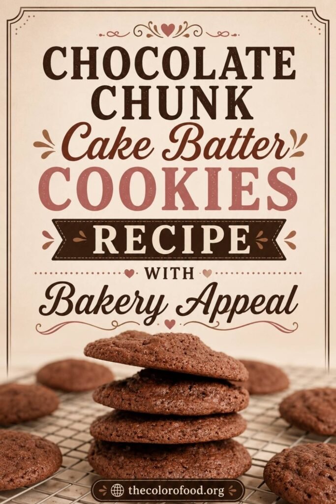 Chocolate Chunk Cake Batter Cookies Recipe
