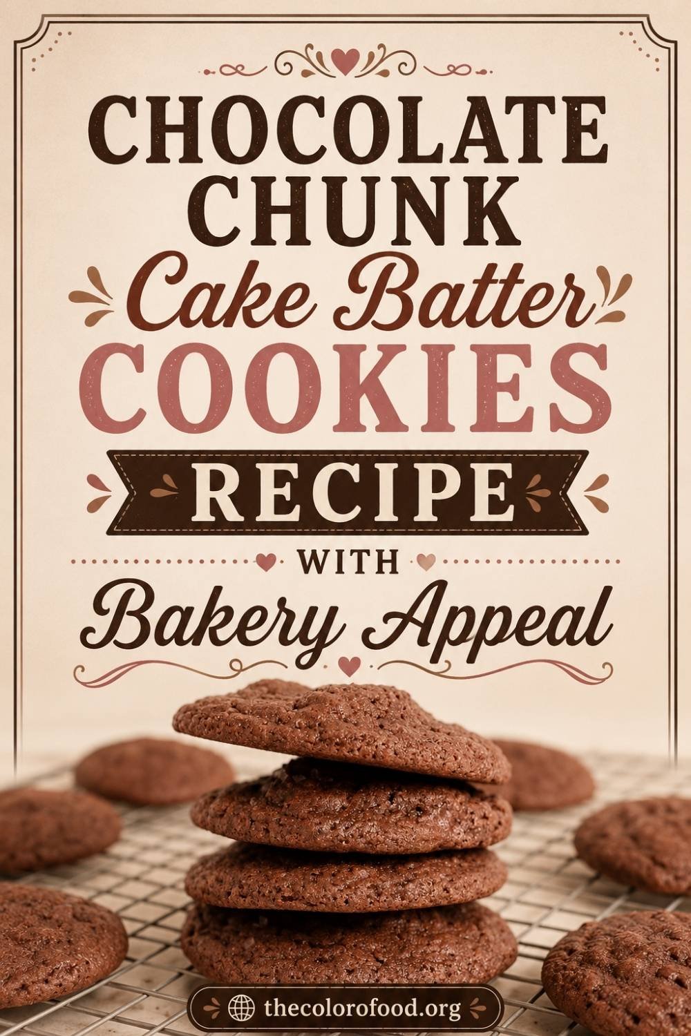 Chocolate Chunk Cake Batter Cookies Recipe With Bakery Appeal