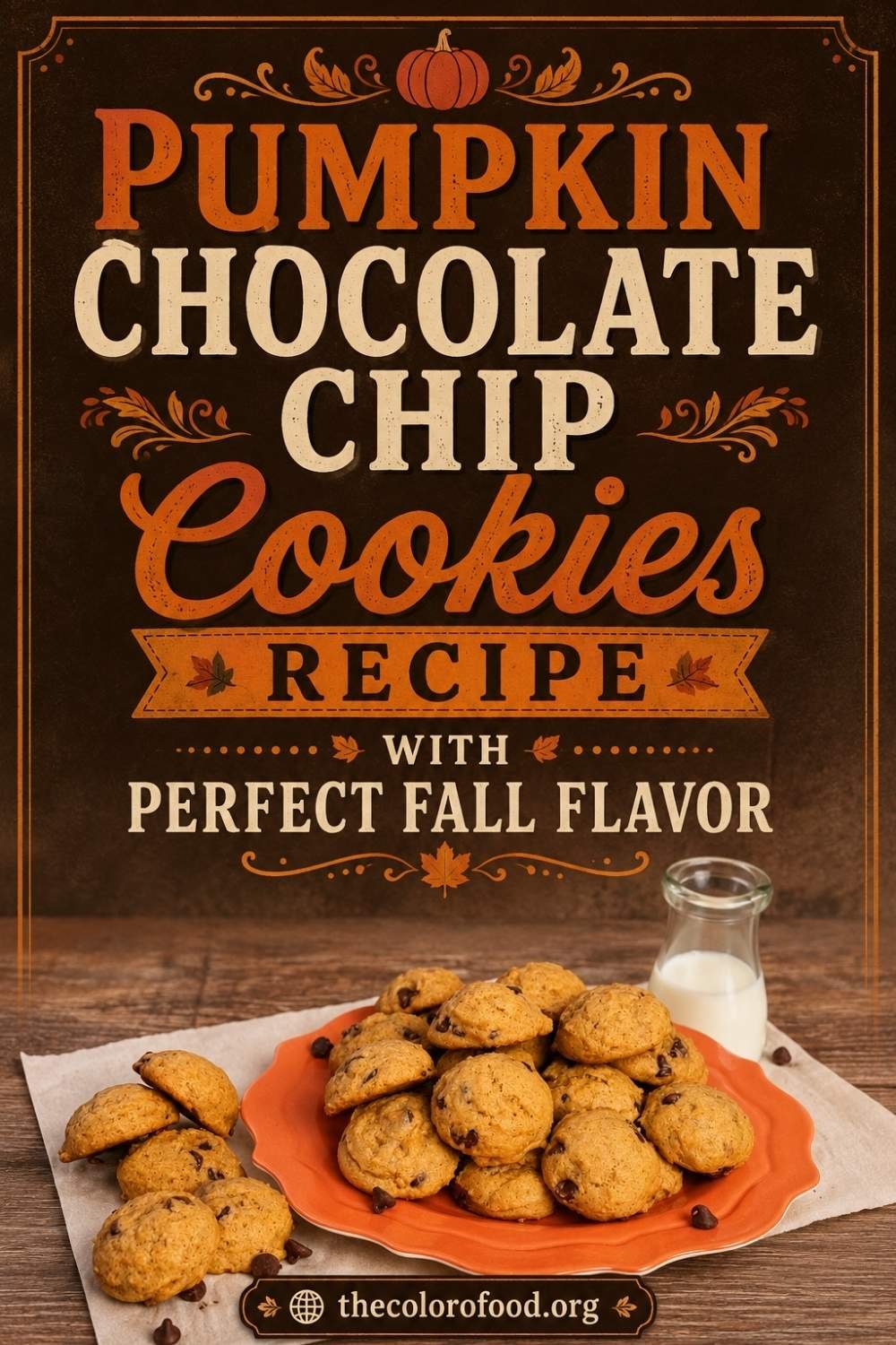 Pumpkin Chocolate Chip Cookies Recipe With Perfect Fall Flavor