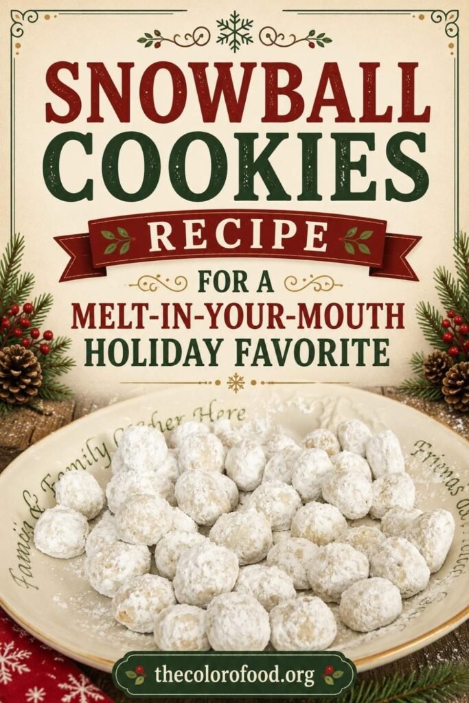 Snowball Cookies Recipe
